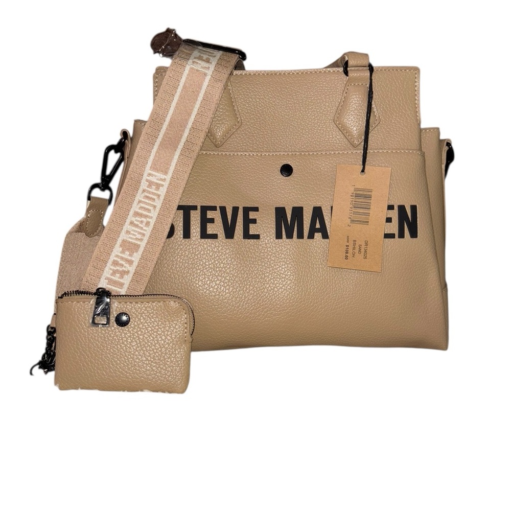 Steve Madden Tan Tote Bag with Strap
